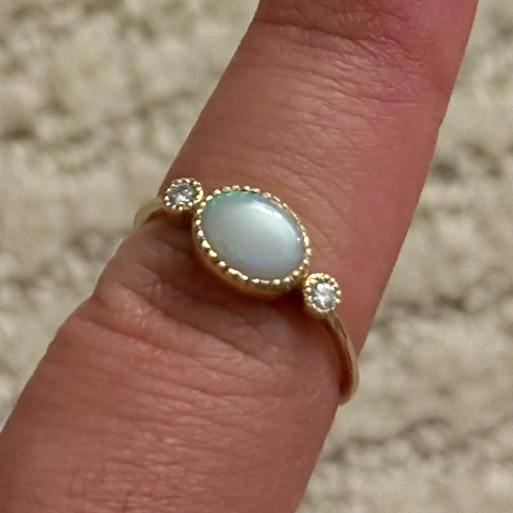 Jennie Kwon Designs Opal Reese Ring Size 8